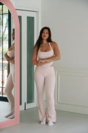 The Fold Over Flare Pants