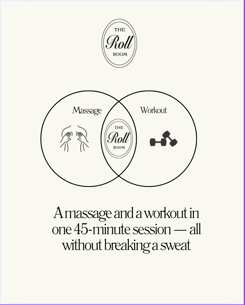 The Roll Room's Body Roll Therapy Service (Intense Roll 75 Mins)