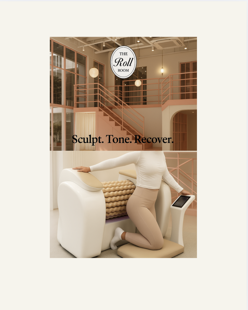 The Roll Room's Body Roll Therapy Service (Intense Roll 75 Mins)