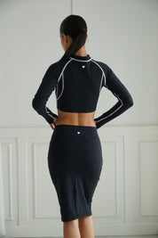 Zip Up Corset Jacket