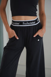 Flyaway UltraSoft Trousers – Seamless High-Rise Fit (Black Edition)