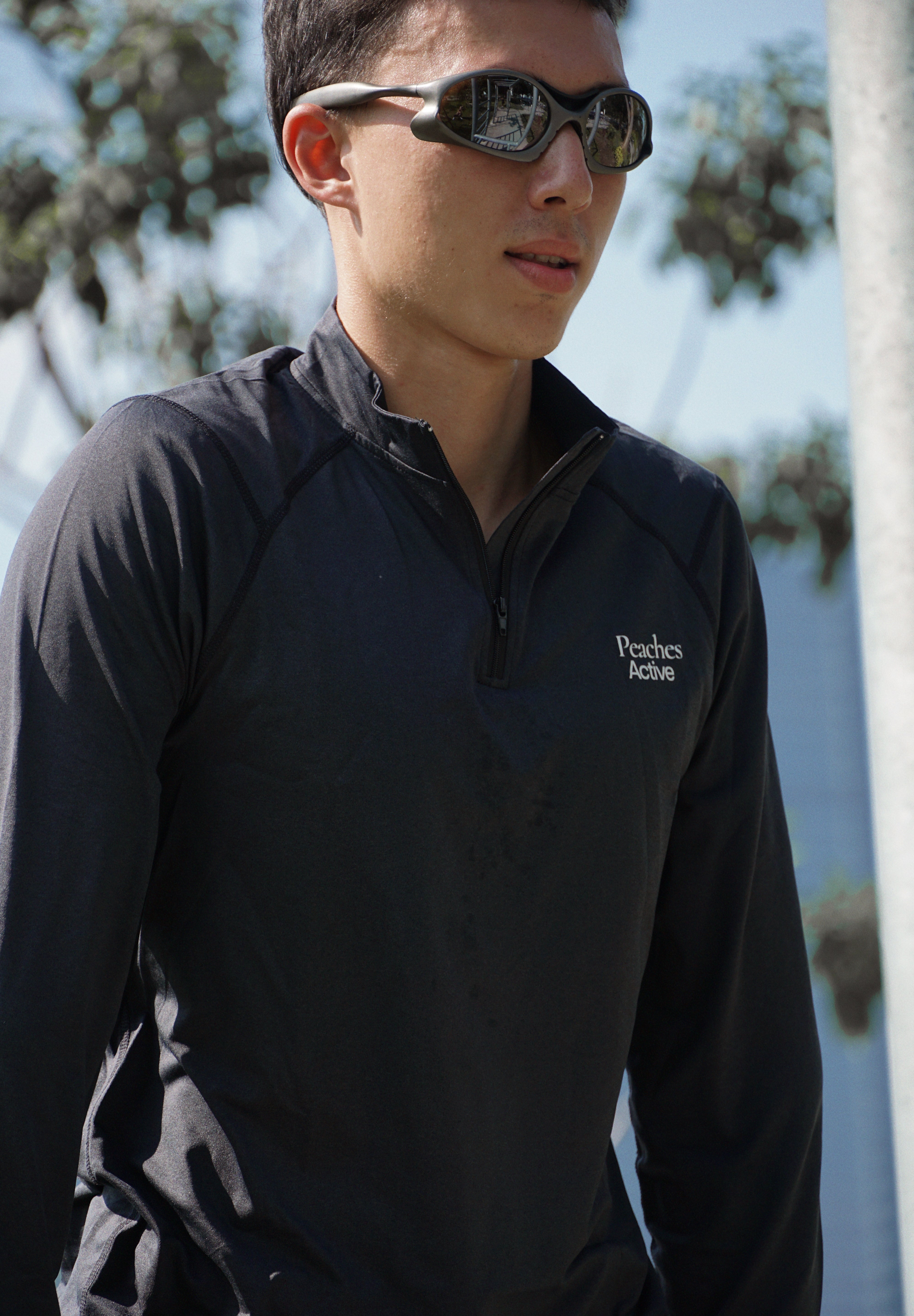 Peaches Men- Long Sleeves Quarter Zipper