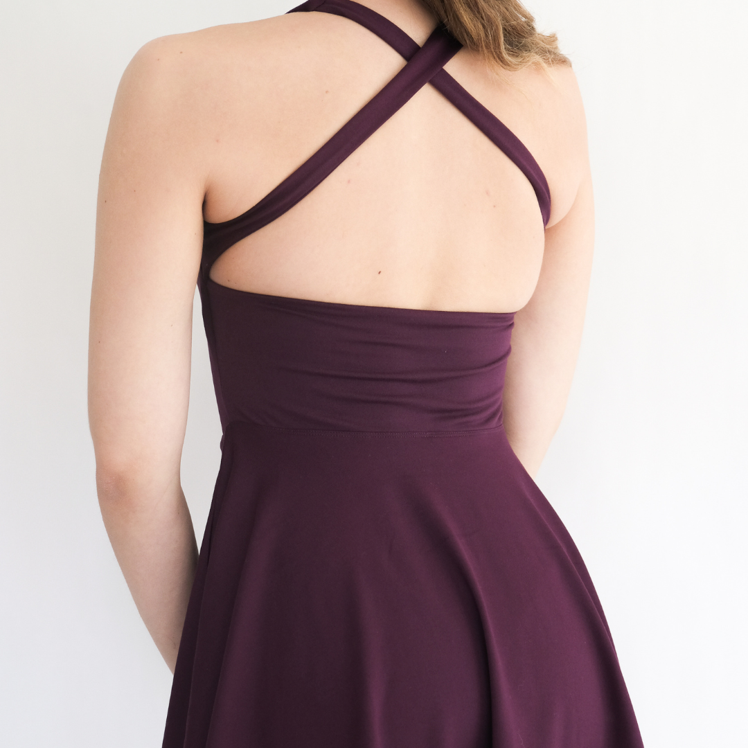 SILKFLEX HALTER DRESS