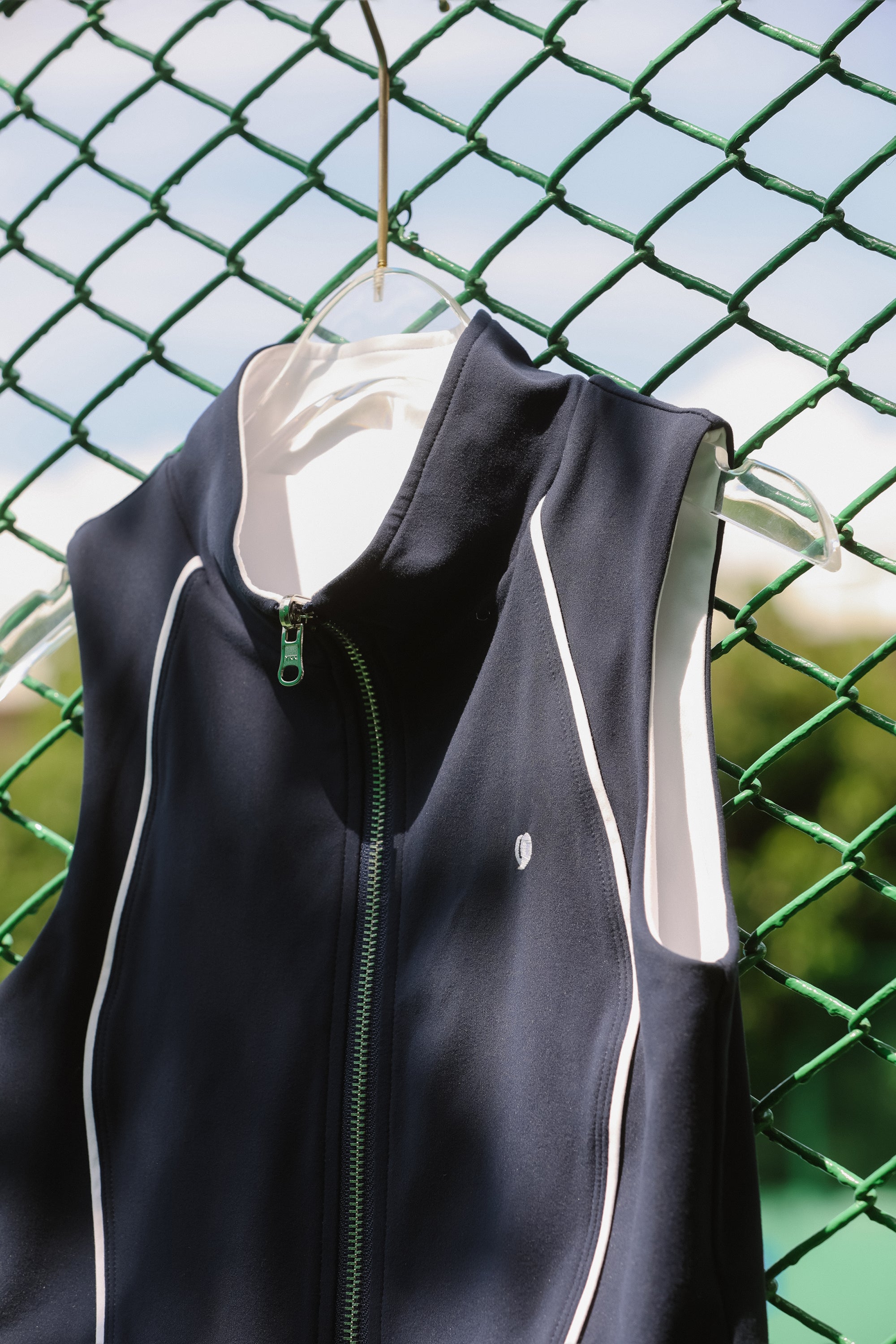 Reversible Zip-Up Top