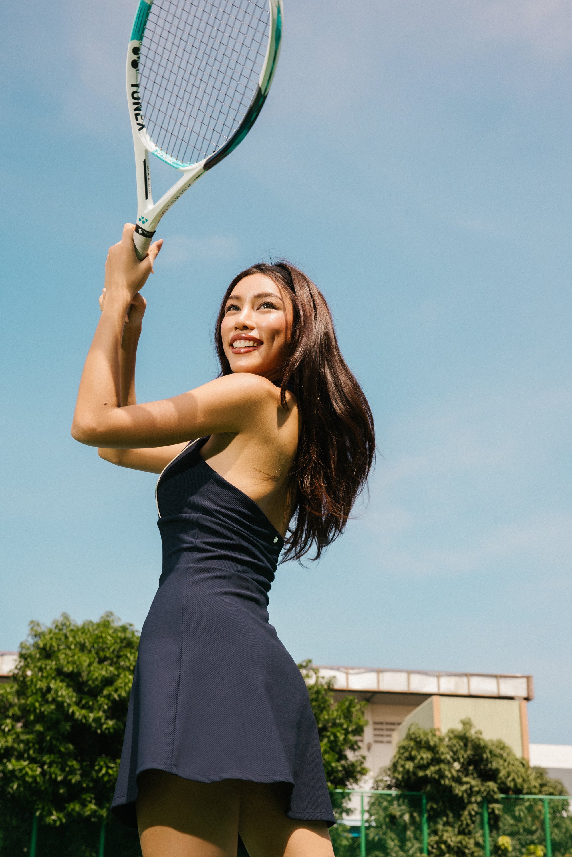 Sporty Halter Neck Dress