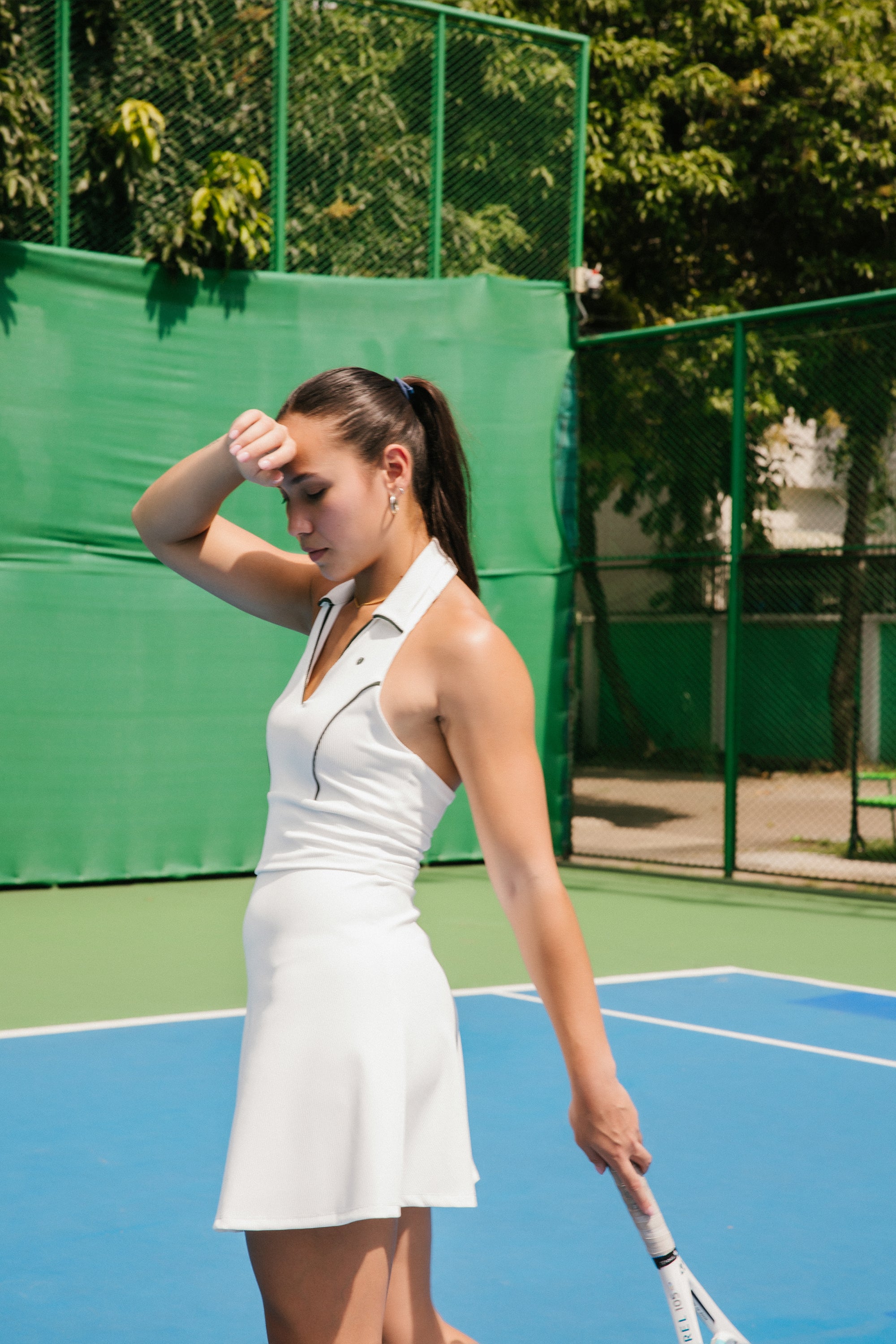 Sporty Halter Neck Dress Peaches Active Sporty Halter Neck Dress Peaches Active