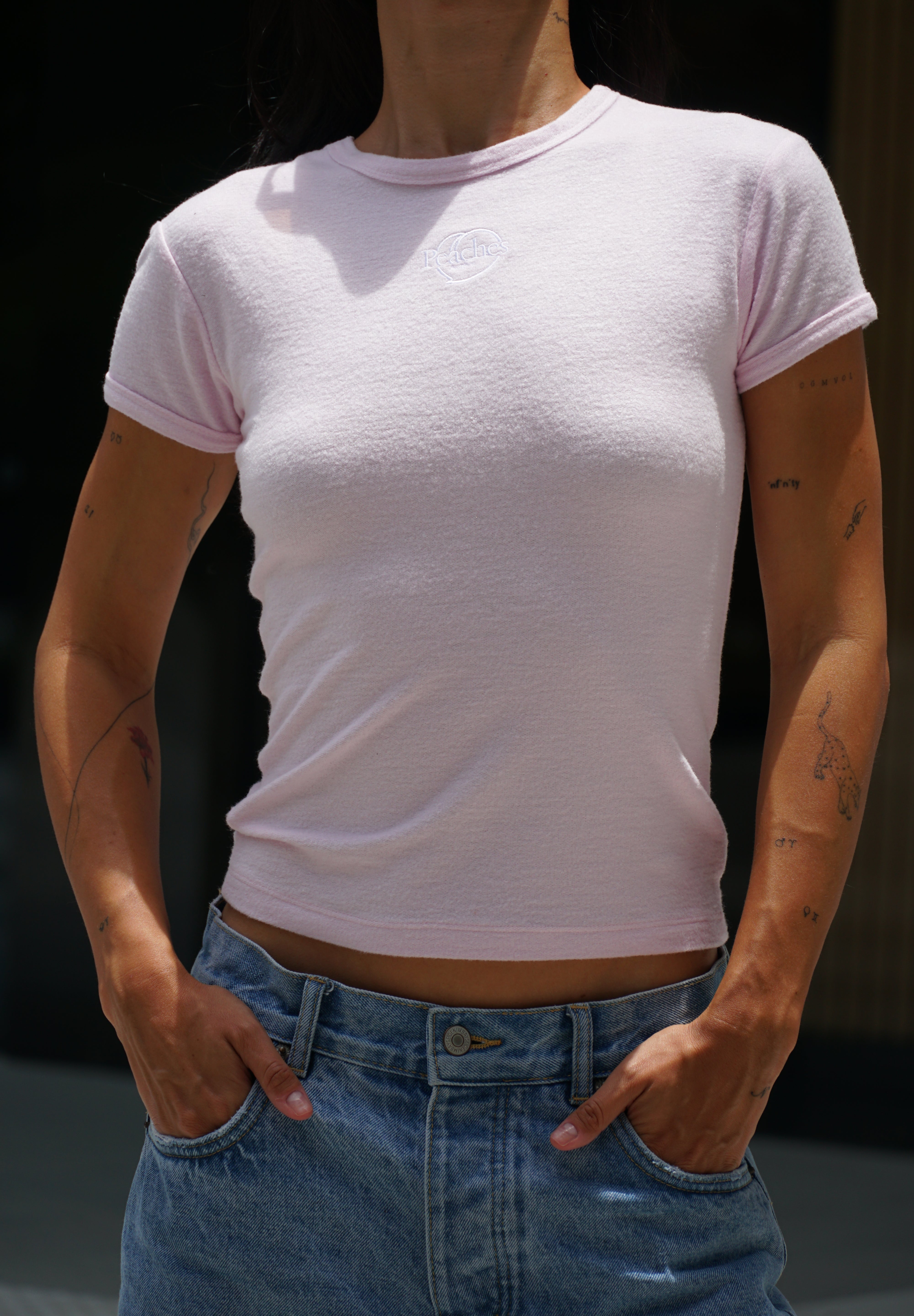 Soft Pink Baby Tee
