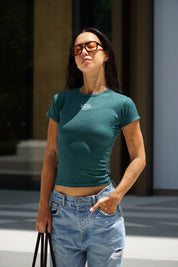 Soft Green Baby Tee