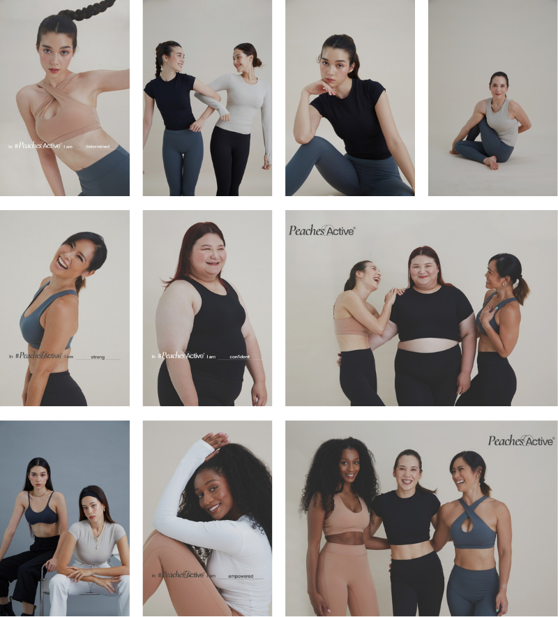 Peaches Active fit test