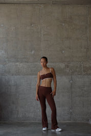 Fold-Over Flare Pants