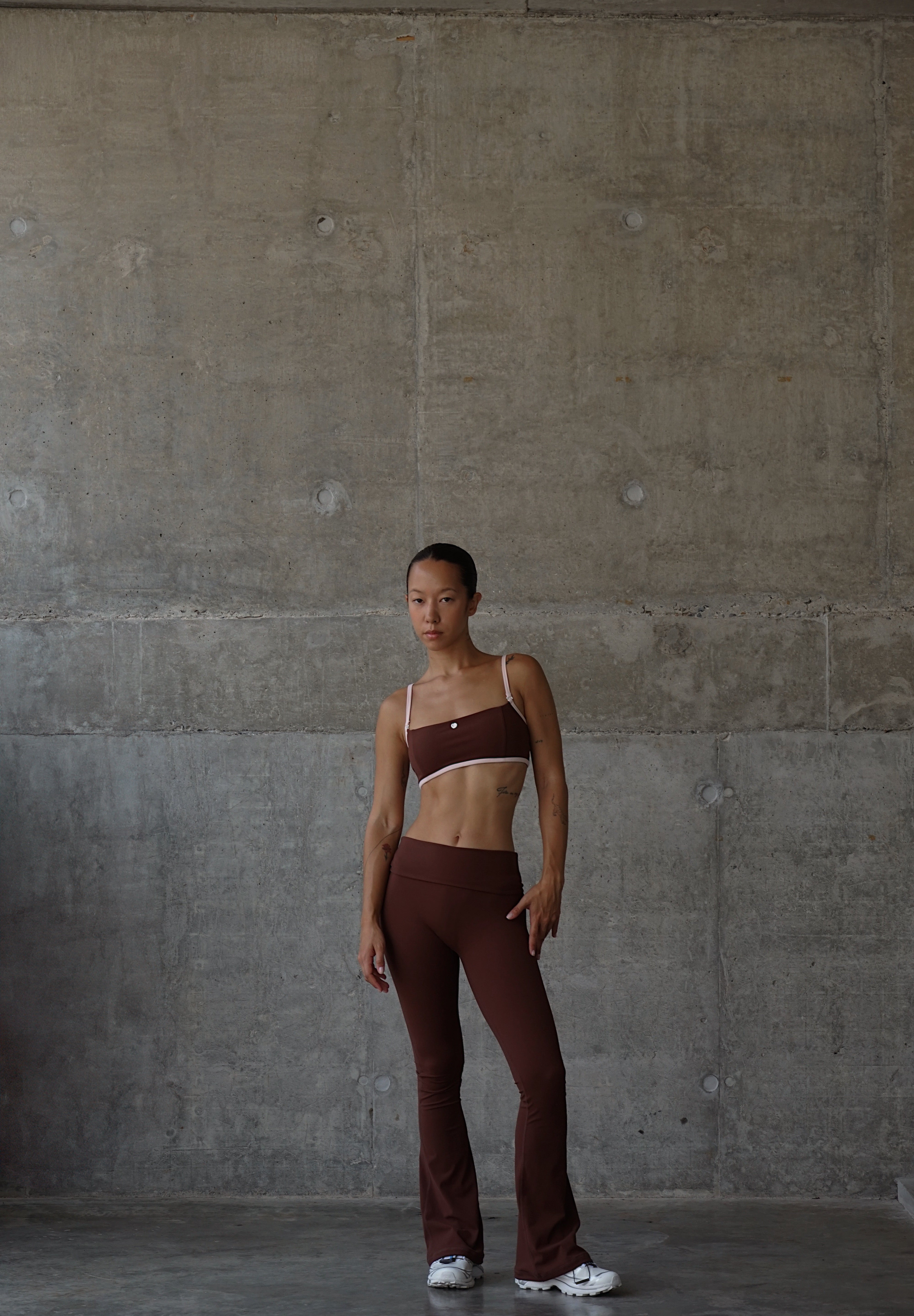 Fold-Over Flare Pants