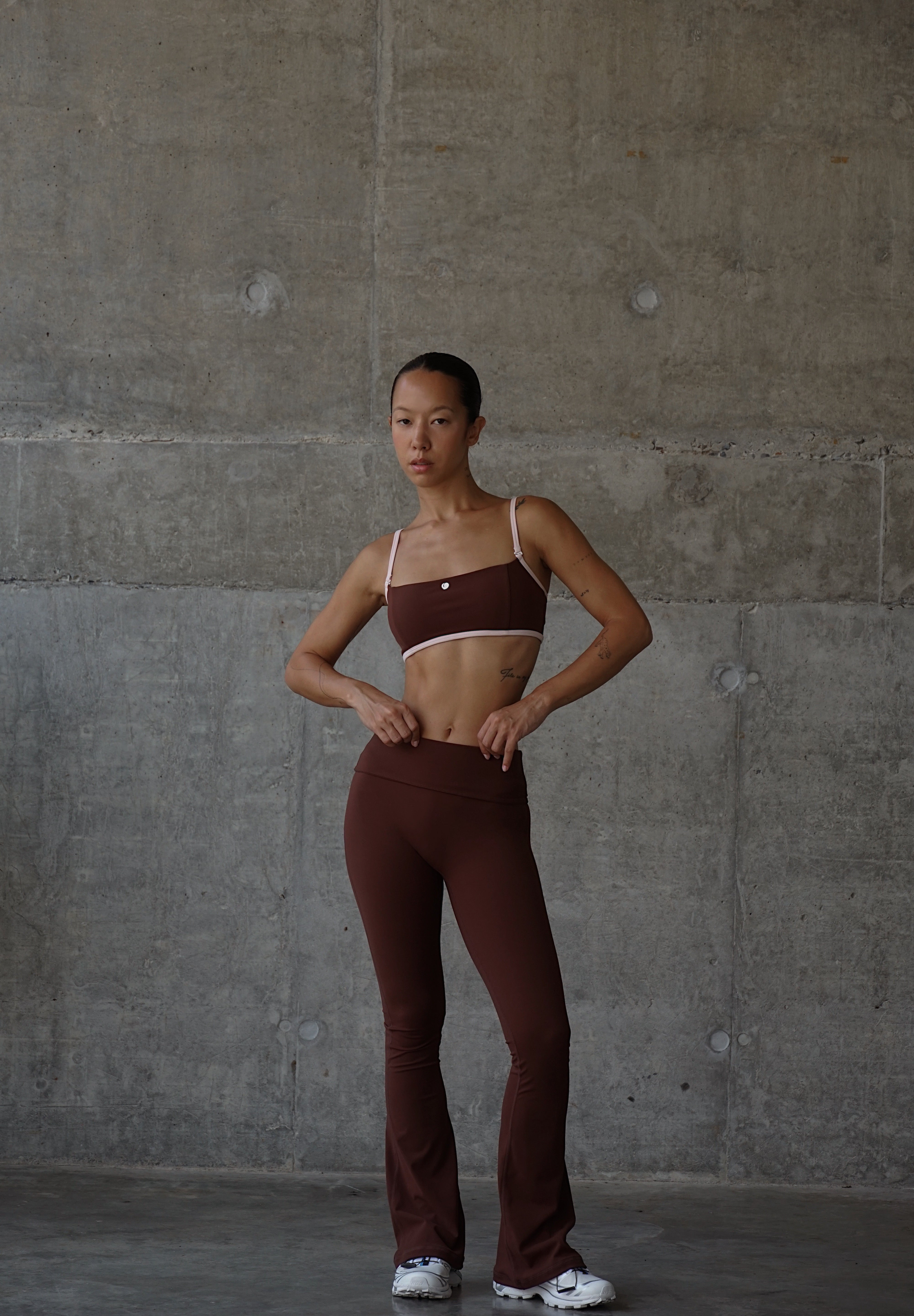 Fold-Over Flare Pants