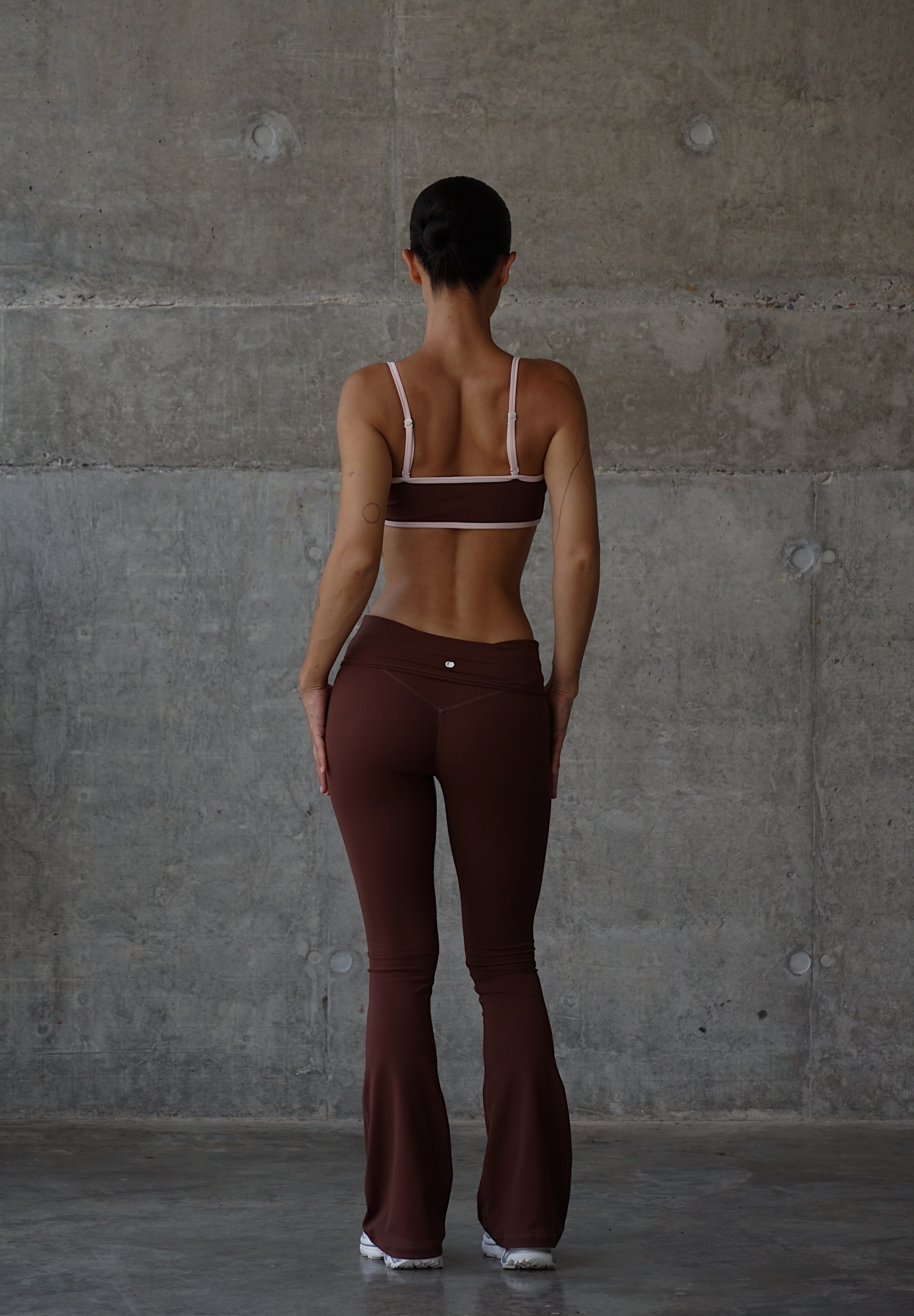 Fold-Over Flare Pants