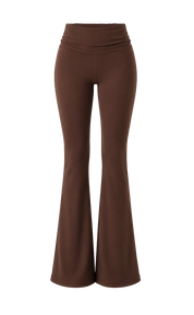High-Waisted Flare Yoga Pants – Fold Over