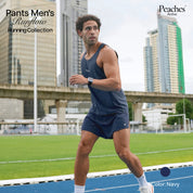 Peaches Active - Pants Men's Runflow Navy กางเกงวิ่งผู้ชาย