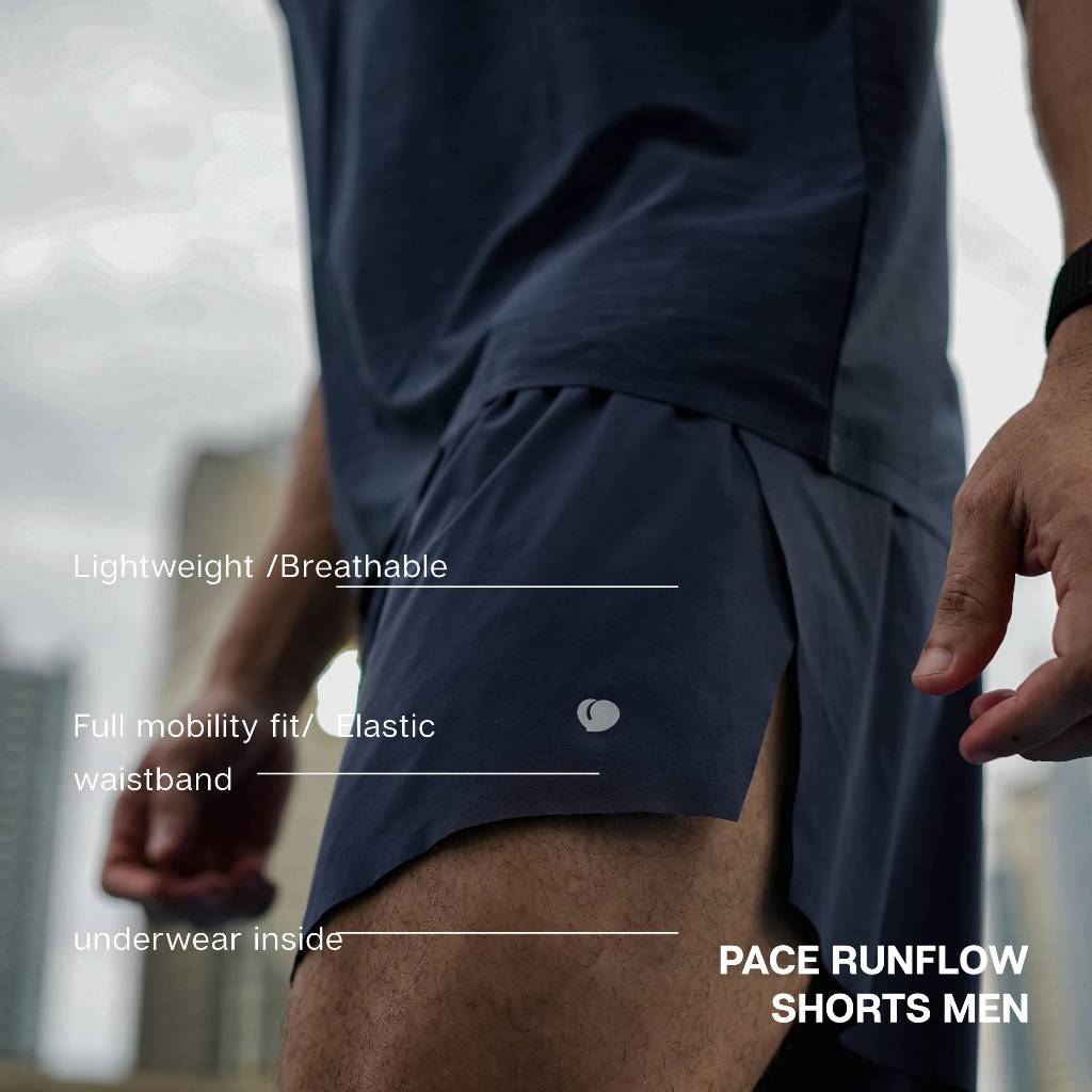 Peaches Active - Pants Men's Runflow Navy กางเกงวิ่งผู้ชาย