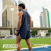 Peaches Active - Pants Men's Runflow Navy กางเกงวิ่งผู้ชาย