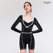 Peaches Activewear - Two Tone Coverup เสื้อแขนยาว ออกกำลังกาย  ผ้ากันยูวี แห้งไว
