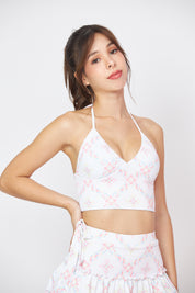 LAI THAI HALTER SWIM CROP